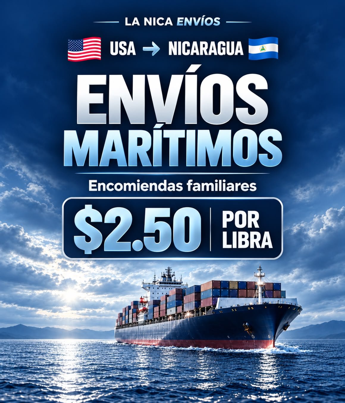 Envios maritimos a nicaragua