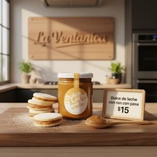 Dulce de Leche - ron con pasa - 300gr