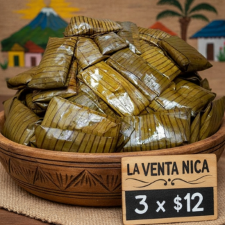 Tamales Pisques con Frijoles